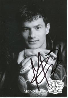 Marko Babic  2001/2002  Bayer 04 Leverkusen  Fußball Autogrammkarte original signiert 
