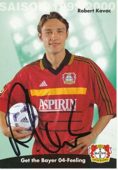 Robert Kovac   1999/2000   Bayer 04 Leverkusen  Fußball Autogrammkarte original signiert 