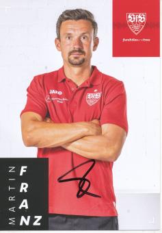Martin Franz  2019/2020  VFB Stuttgart  Fußball Autogrammkarte original signiert 