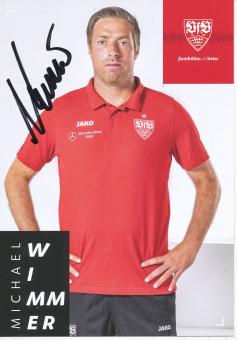 Michael Wimmer  2019/2020  VFB Stuttgart  Fußball Autogrammkarte original signiert 