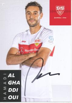 Hamadi Alghaddioui  2019/2020  VFB Stuttgart  Fußball Autogrammkarte original signiert 