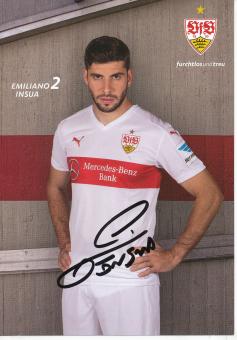 Emiliano Insua   2015/2016  VFB Stuttgart  Fußball Autogrammkarte original signiert 