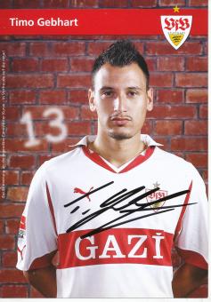 Timo Gebhart  2010/2011  VFB Stuttgart  Fußball Autogrammkarte original signiert 