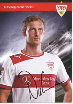 Georg Niedermeier  2012/2013   VFB Stuttgart  Fußball Autogrammkarte original signiert 
