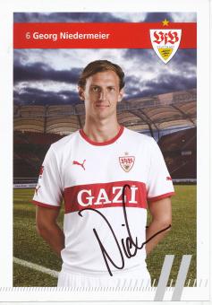 Georg Niedermeier  2011/2012   VFB Stuttgart  Fußball Autogrammkarte original signiert 