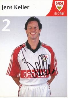 Jens Keller  1999/2000  VFB Stuttgart  Fußball Autogrammkarte original signiert 