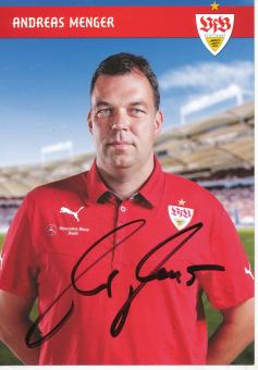 Andreas Menger  2013/2014   VFB Stuttgart  Fußball Autogrammkarte original signiert 