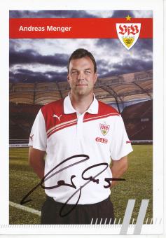 Andreas Menger  2011/2012   VFB Stuttgart  Fußball Autogrammkarte original signiert 