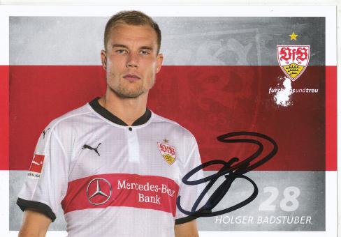 Holger Badstuber  2017/2018   VFB Stuttgart  Fußball Autogrammkarte original signiert 