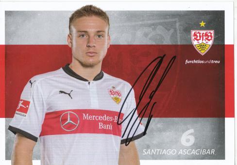 Santiago Ascacibar  2017/2018   VFB Stuttgart  Fußball Autogrammkarte original signiert 