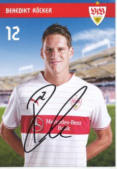 Benedikt Röcker  2013/2014   VFB Stuttgart  Fußball Autogrammkarte original signiert 