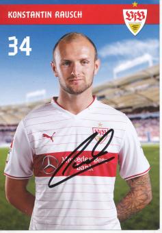 Konstantin Rausch  2013/2014  VFB Stuttgart  Fußball Autogrammkarte original signiert 