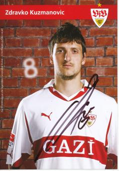 Zdravko Kuzmanovic  2010/2011  VFB Stuttgart  Fußball Autogrammkarte original signiert 