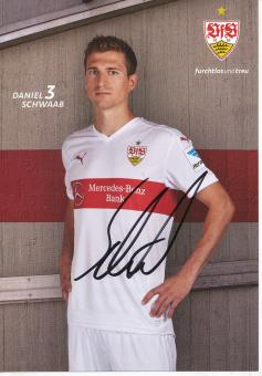 Daniel Schwaab  2015/2016  VFB Stuttgart  Fußball Autogrammkarte original signiert 