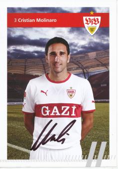 Cristian Molinaro  2011/2012  VFB Stuttgart  Fußball Autogrammkarte original signiert 