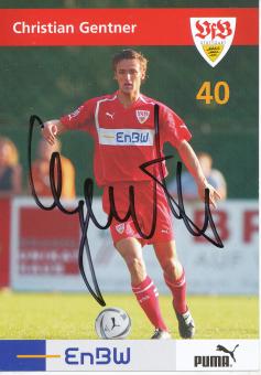 Christian Gentner  VFB Stuttgart  Fußball Autogrammkarte original signiert 