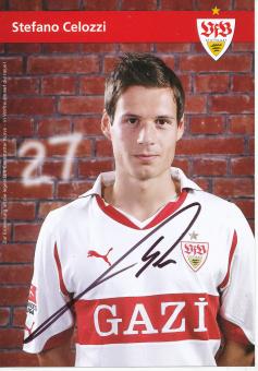 Stefano Celozzi  2010/2011  VFB Stuttgart Amateure  Fußball Autogrammkarte original signiert 