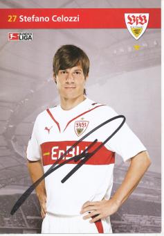 Stefano Celozzi  2009/2010  VFB Stuttgart Amateure  Fußball Autogrammkarte original signiert 