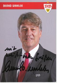Bernd Wahler  2013/2014  VFB Stuttgart Amateure  Fußball Autogrammkarte original signiert 