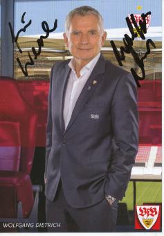 Wolfgang Dietrich  2016/2017  VFB Stuttgart Amateure  Fußball Autogrammkarte original signiert 