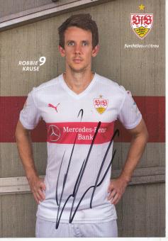 Robbie Kruse   2016/2017   VFB Stuttgart Amateure  Fußball Autogrammkarte original signiert 
