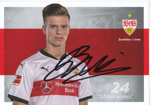 Dzenis Burnic  2017/2018   VFB Stuttgart Amateure  Fußball Autogrammkarte original signiert 