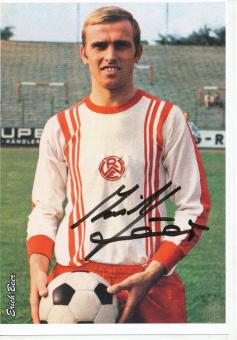 Erich Beer  Rot Weiss Essen  Fußball Autogrammkarte original signiert 