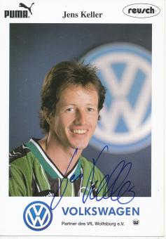 Jens Keller   VFL Wolfsburg  Fußball Autogrammkarte original signiert 