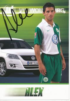 Alex   2007/2008   VFL Wolfsburg  Fußball Autogrammkarte original signiert 