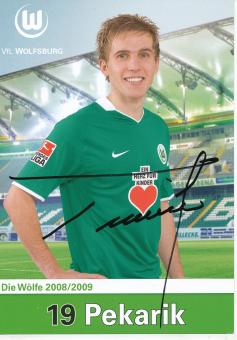 Peter Pekarik  2008/2009  VFL Wolfsburg  Fußball Autogrammkarte original signiert 