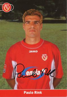 Paulo Rink  2002/2003  FC Energie Cottbus  Fußball Autogrammkarte original signiert 