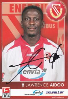Lawrence Aidoo  2006/2007  FC Energie Cottbus  Fußball Autogrammkarte original signiert 