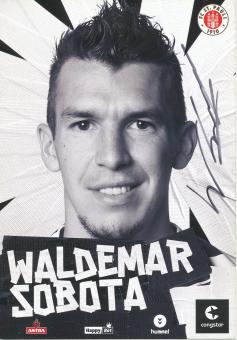 Waldemar Sobota  FC St Pauli  Fußball Autogrammkarte original signiert 