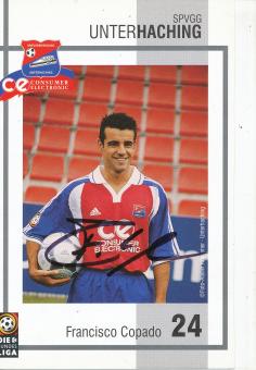 Francisco Copado  SpVgg Unterhaching  Fußball Autogrammkarte original signiert 