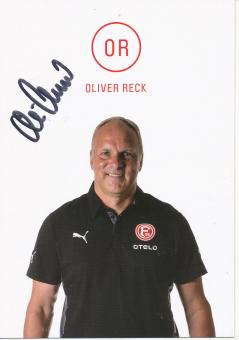 Oliver Reck   Fortuna Düsseldorf  Fußball Autogrammkarte original signiert 