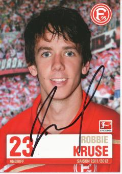 Robbie Kruse  2011/2012  Fortuna Düsseldorf  Fußball Autogrammkarte original signiert 