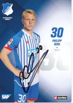 Philipp Ochs    TSG Hoffenheim  Fußball Autogrammkarte original signiert 