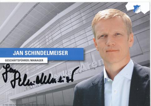 Jan Schindelmeiser  2009/2010   TSG Hoffenheim  Fußball Autogrammkarte original signiert 