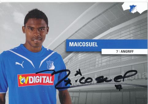 Maicosuel  2009/2010   TSG Hoffenheim  Fußball Autogrammkarte original signiert 