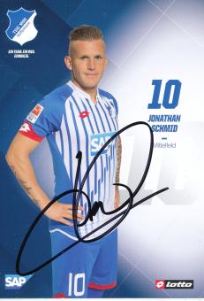 Jonathan Schmid   2015/2016  TSG Hoffenheim  Fußball Autogrammkarte original signiert 