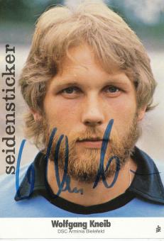 Wolfgang Kneib   DSC Arminia Bielefeld   Fußball Autogrammkarte original signiert 