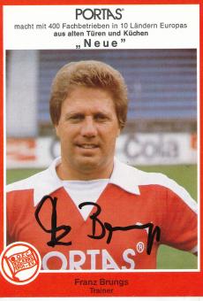 Franz Brungs    Kickers Offenbach   Fußball Autogrammkarte original signiert 