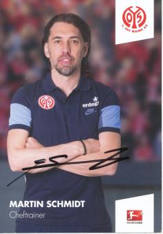Martin Schmidt   FSV Mainz 05    Fußball Autogrammkarte original signiert 