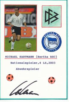 Michael Hartmann  DFB  Fußball Autogramm Karte  original signiert 