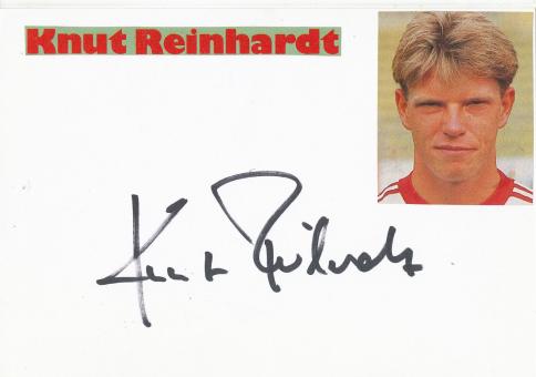 Knut Reinhardt  DFB  Fußball Autogramm Karte  original signiert 