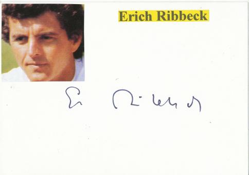 Erich Ribbeck  DFB  Fußball Autogramm Karte  original signiert 