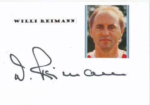 Willi Reimann  Hamburger SV   Fußball Autogramm Karte  original signiert 