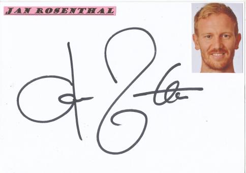 Jan Rosenthal  Hannover 96  Fußball Autogramm Karte  original signiert 
