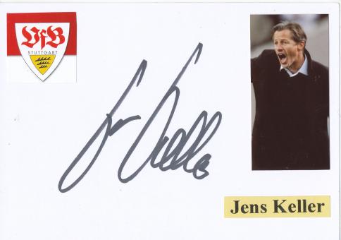 Jens Keller  VFB Stuttgart   Fußball Autogramm Karte  original signiert 