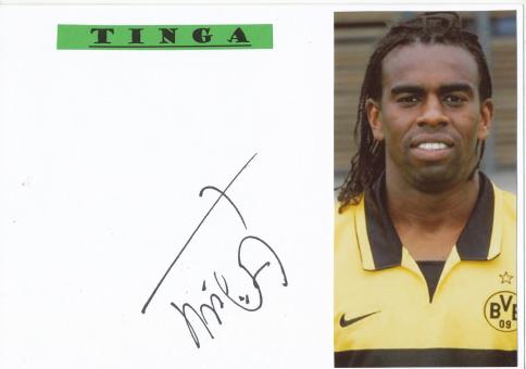 Tinga  Borussia Dortmund  Fußball Autogramm Karte  original signiert 